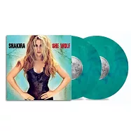 夏奇拉 / 女狼現身 (寶石綠雙彩膠2LP)(Shakira / She Wolf (Sea Glass 2Vinyl))