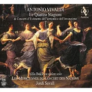 韋瓦第: 雙版本(四季)小提琴協奏曲 / 歐菲雅.巴基耶娃 小提琴 / 沙瓦爾 指揮 / 國家古樂合奏團音樂家 (2SACD)(Vivaldi: Four Seasons / Alfia Bakieva, Jordi Savall (2SACD))