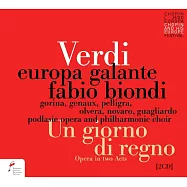 威爾第歌劇《一日國王》全曲錄音 (世界首度以古樂錄音) / 古樂大師法比歐.畢翁迪(Verdi: Un Giorno Di Regno / Fabio Biondi (2CD))