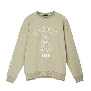 〔五月天 #5525〕青春是人生的實驗課 笑忘歌大學長袖奶油白T - S