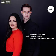 當紅的鋼琴二重奏組合Scholtes & Janssens演奏極簡主義名曲(Scholtes & Janssens / Simeon Ten Holt: Canto Ostinato)