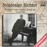 鋼琴大師李希特從未曝光的珍貴錄音 第四輯 / 舒曼第二號鋼琴奏鳴曲與C大調幻想曲(Sviatoslav Richter Extreme Rarities Recordings Vol.4)