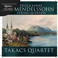 費利克斯與芳妮.孟德爾頌: 弦樂四重奏 / 塔卡許四重奏 (LP黑膠)(Felix & Fanny Mendelssohn: String Quartets / Takacs Quartet (LP))