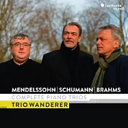 孟德爾頌/布拉姆斯/舒曼: 鋼琴三重奏全集 / 流浪者三重奏 (3CD)(Mendelssohn, Schumann & Brahms: Complete Piano Trios / Trio Wanderer (3CD))