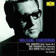 亨德密: 第三號小提琴奏鳴曲 / 巴爾托克 : 第二號小提琴奏鳴曲 / 許奈德罕 / 小提琴 (UHQCD)(Hindemith: Violin Sonata No.3, Stravinsky: Duo Concertant, Bartok: Violin Sonata No.2 / Wolfgang Schneiderhan (UHQCD))