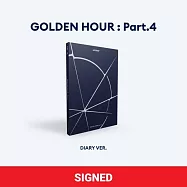 ATEEZ - [GOLDEN HOUR PART.4] 迷你十三輯 【DIARY版】美版親筆簽名 (美國進口版)