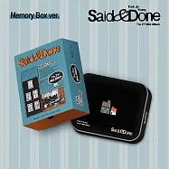 朴珍榮 (GOT7) - 迷你二輯 [SAID & DONE] MEMORY BOX版 (韓國進口版)