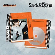 朴珍榮 (GOT7) - 迷你二輯 [SAID & DONE] ARCHIVE版 (韓國進口版)