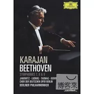 貝多芬:交響曲7-9號/卡拉揚 (指揮) 柏林愛樂 DVD(Beethoven : Symphonies Nos. 7-9/ Karajan DVD)