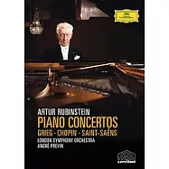 魯賓斯坦演奏葛利格、蕭邦與聖桑鋼琴協奏曲 DVD(ARTUR RUBINSTEIN Piano Concertos DVD)