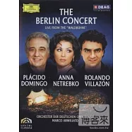 柏林森林劇場露天音樂會/多明哥，男高音/涅翠柯，女高音/費亞松，男高音 DVD(The Berlin Concert Live from the 