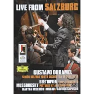 穆索斯基：展覽會之畫 貝多芬：三重協奏曲 DVD(Live From Salzburg - Gustavo Dudamel / Simon Bolivar / Youth Orchestra of Venezuela)