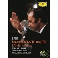 巴哈：布蘭登堡協奏曲，咖啡清唱劇，雙簧管、小提琴、弦樂與數字低音協奏曲，第三號管弦樂組曲 2DVD(Bach:Brandenburgische Konzert & Kaffee-Kantate / Nikolaus Harnoncourt)