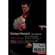 2008歐洲音樂會 柏林愛樂重返莫斯科 / 小提琴：雷賓 指揮：賽門.拉圖 樂團：柏林愛樂 DVD