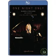 芭芭拉史翠珊/僅此一夜 芭芭拉史翠珊與四重奏前衛村現場演唱實錄 (藍光BD)(Barbra Streisand / One Night Only Barbra Streisand And Quartet At The Village Vanguard (Blu-Ray))