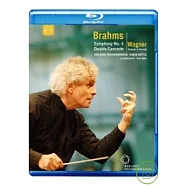 柏林愛樂125週年紀念音樂會(布拉姆斯、華格納) / 拉圖(指揮) (藍光BD)(Brahms: Symphony No. 4 Double Concerto /Rattle, Berliner PHilharmoniker (藍光BD))