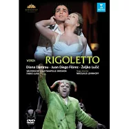 威爾第：弄臣 / 佛羅瑞茲(男高音)黛安娜丹姆勞(女高音)法比歐路易西(指揮)德勒斯登薩克遜國家歌劇院(Verdi: Rigoletto / Diana Damrau, Fabio Luisi, Juan Diego Florez, Zeljka Lucic, Sachsische Staatskapelle)