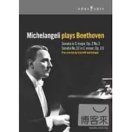 米開蘭傑里演奏貝多芬 /米開蘭傑里(鋼琴)DVD(Michelangeli plays Beethoven / Michelangeli (piano))
