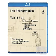 維也納之聲~荀伯格、貝爾格及魏本改編小約翰史特勞斯圓舞曲/維也納之聲合奏團 (藍光BD)(STRAUSS II, J.: Waltzes / The Philharmonics (BD))