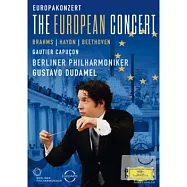 2012年柏林愛樂歐洲音樂會 / 杜達美指揮/柏林愛樂，高提耶‧卡普松/大提琴 DVD(The European Concert From The Spanish Riding School / Capucon, Berliner Philharmoniker, Dudamel)