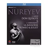 紐瑞耶夫 / 紐瑞耶夫-舞蹈家與他的編舞作品：唐吉軻德、舞孃、羅密歐與茱莉葉(3藍光BD)(Rudolf Nureyev / Nureyev (Blu-ray 3 Disc))