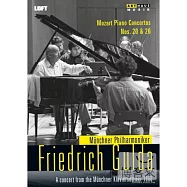 莫札特：第20、26號鋼琴協奏曲 / 古爾達(鋼琴/指揮)慕尼黑愛樂管弦樂團 DVD(Mozart: Piano Concertos Nos. 20 & 26 / Gulda, Munich Philharmonic Orchestra)