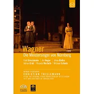 華格納：歌劇《紐倫堡的名歌手》/ ☉史特魯克曼〈男中音〉安格〈男低音〉阿德里安‧埃列德〈男中音〉波塔〈男高音〉夏德〈男高音〉梅貝特〈女高音〉 ☉提勒曼〈指揮〉維也納國立歌劇院 (2DVD)(Wagner: Die Meistersinger von Nürnberg / Wiener Staatsoper / Christian Thielemann)
