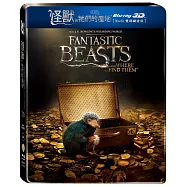 怪獸與牠們的產地 3D+2D 雙碟鐵盒版 (2BD藍光)(Fantastic Beasts and Where to Find Them 3D+2D Steelbook)