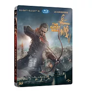 長城鐵盒(2D+3D) (藍光2BD)(THE GREAT WALL Steelbook(2D+3D))