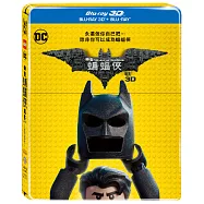 樂高蝙蝠俠電影 2017 3D+2D 雙碟鐵盒版 (藍光2BD)(The Lego Batman Movie 3D+2D Steelbook)
