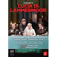 董尼采第：歌劇《拉美默的露琪亞》/ 丹姆勞〈女高音〉卡斯特羅諾沃〈男高音〉彼得.霍爾〈男高音〉瑞秋.洛伊德〈次女高音〉/奧連〈指揮〉英國皇家歌劇院管弦樂團與合唱團 歐洲進口盤 (DVD)(Donizetti: Lucia di Lammermoor / Diana Damrau / Charles Catronovo / Ludovic Tézier / Taylor Stayton / Daniel Oren / Royal Opera Chorus, Orchestra of the Royal Opera House / Katie Mitchell)