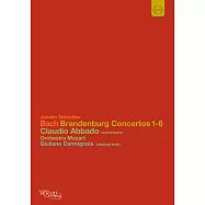 巴哈：布蘭登堡協奏曲全集 / 阿巴多〈指揮〉莫札特管弦樂團、朱利亞諾.卡米諾拉〈首席小提琴〉(DVD)(Johann Sebastian Bach: Brandenburg Concertos 1-6 / Abbado conducts the Orchestra Mozart)