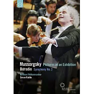 柏林愛樂2007年除夕音樂會 -俄羅斯之夜 / 拉圖〈指揮〉柏林愛樂 (DVD)(Mussorgsky - Pictures at an Exhibition/Borodin - Symphony No. 2 / Berliner Philharmonic/Simon Rattle)