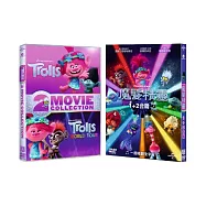 魔髮精靈 1+2 DVD 合輯 (雙封面DVD)(Trolls 1+2 Collection (2DVD))