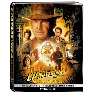 印第安納瓊斯: 水晶骷髏王國 UHD+BD 雙碟限定鐵盒版(Indiana Jones And The Kingdom Of The Crystal Skull UHD+BD 2 Disc Steelbook)