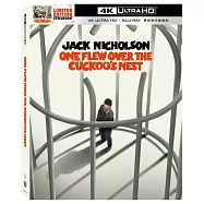 飛越杜鵑窩 UHD+BD 雙碟限定鐵盒版(One Flew Over The Cuckoo’S Nest UHD+BD 2 Disc Steelbook)