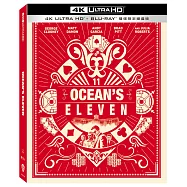 瞞天過海 UHD+BD 雙碟限定鐵盒版(Ocean’s 11 UHD+BD 2 Disc Steelbook)