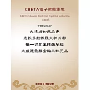 大佛頂如來放光悉怛多般怛羅大神力都攝一切咒王陀羅尼經大威德最勝金輪三昧呪品 (電子書)