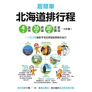 超簡單!北海道排行程：4大區域x 26條路線x200+食購遊宿一次串聯!1~2日行程讓新手或玩家都能輕鬆自由行 (電子書)