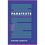 Paratexts: Thresholds of Interpretation