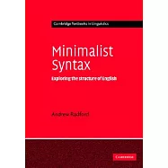 Minimalist Syntax: Exploring the Structure of English