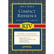 KJV Compact Reference Bible, with Magnetic Closure: King James Version, Black Bonded Leather, Compact Reference Bible