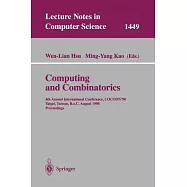 Computing and Combinatorics: 4th Annual International Conference, Cocoon &rsquo;98 : Taipei, Taiwan, R.O.C., August 12-14