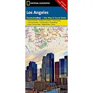 National Geographic Destination City Map Los Angeles: California
