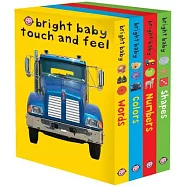 Bright Baby Touch & Feel Slipcase 2: Includes Words, Colors, Numbers, and Shapes