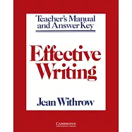 Effective Writing Teacher&rsquo;s Manual: Writing Skills for Intermediate Students of American English