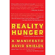 Reality Hunger: A Manifesto