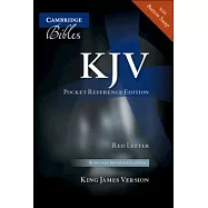 Pocket Reference Bible-KJV-Button Snap