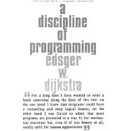 A Discipline of Programming