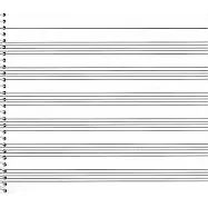 73. Spiral Book 6-Stave: Passantino Manuscript Paper